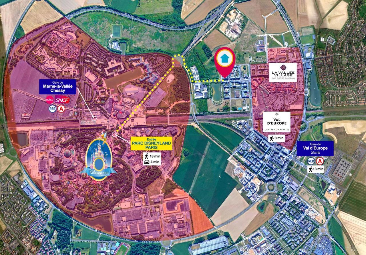 Disneyland-Paris, Studio 2 Pers, Wifi Σερί Εξωτερικό φωτογραφία